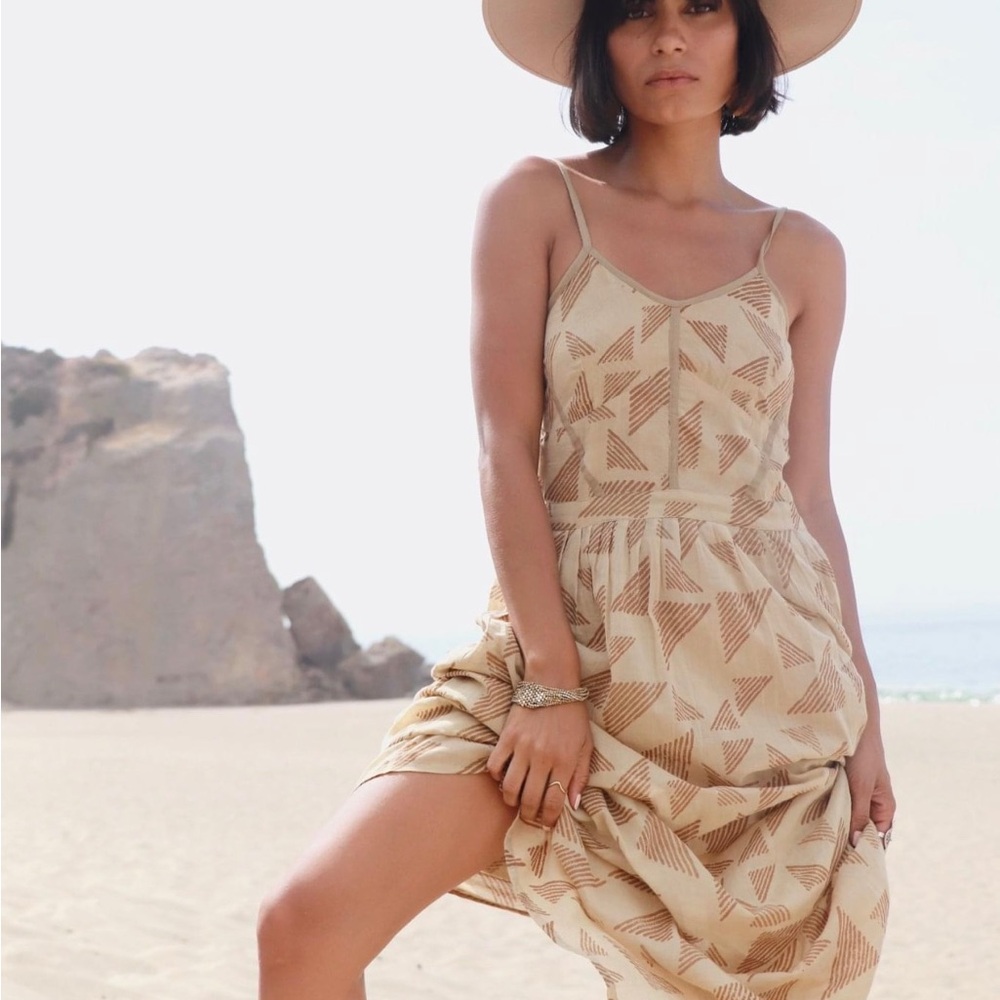 ZhenNymph maxi sundress block print